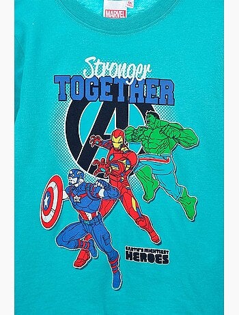 T-shirt avengers menino | licença oficial