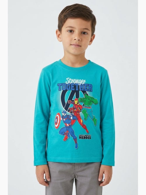 T-shirt avengers menino | licença oficial - Kiabi