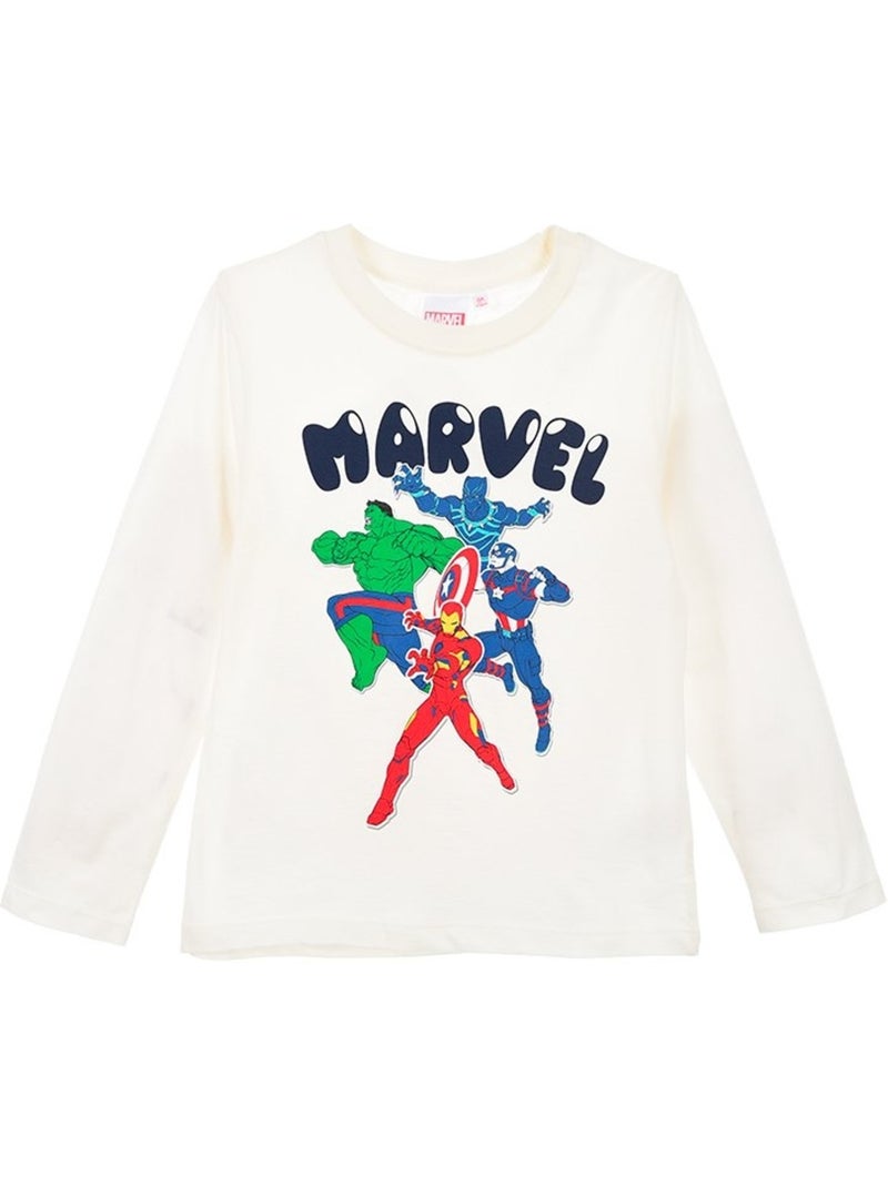 T-shirt avengers menino | licença oficial Branco - Kiabi