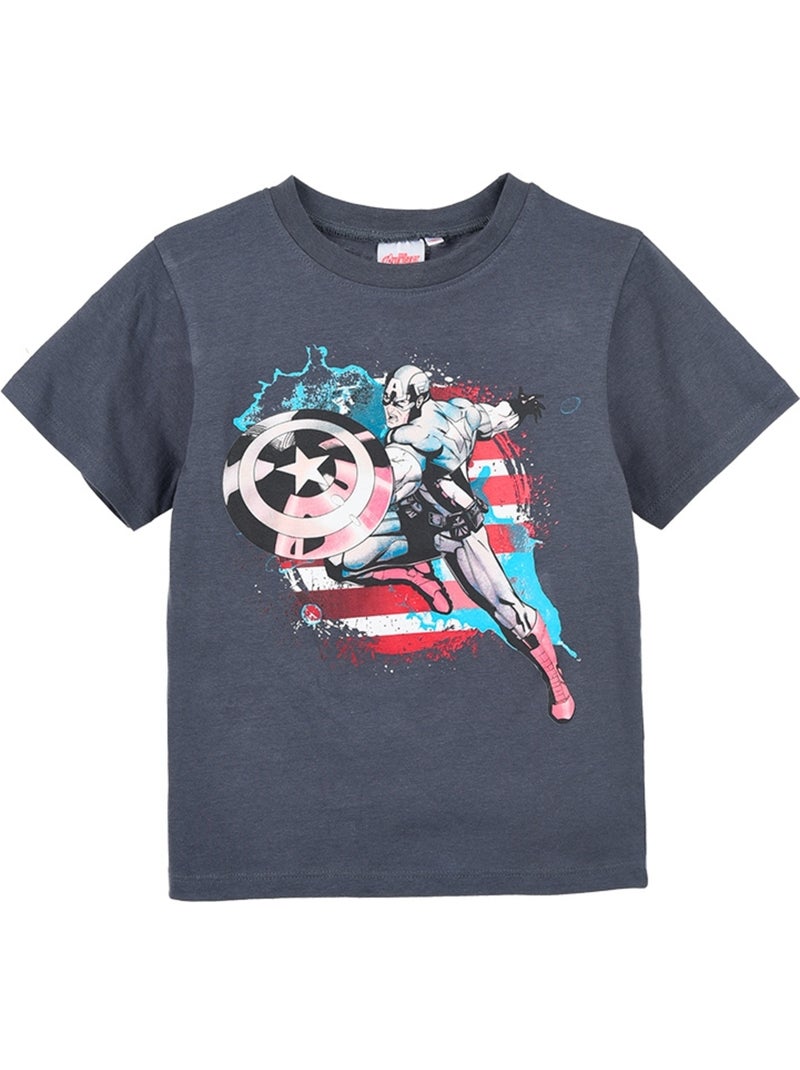 T-shirt avengers menino | licença oficial Cinza - Kiabi