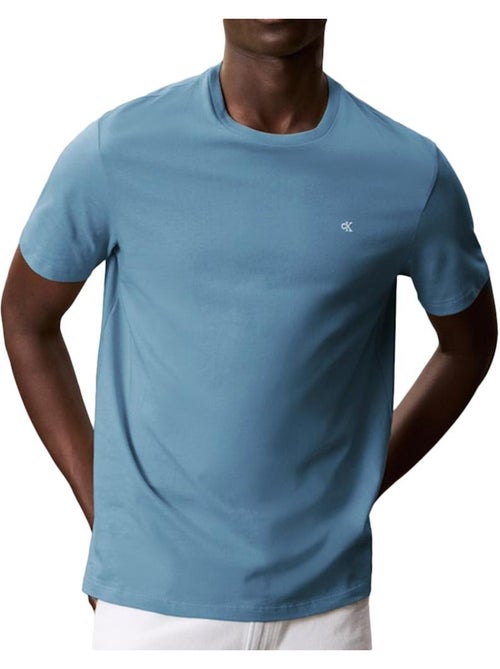 T-shirt Azul Claro Calvin Klein Smooth para Homem - Kiabi T-shirt Azul Claro Calvin Klein Smooth para Homem - Kiabi