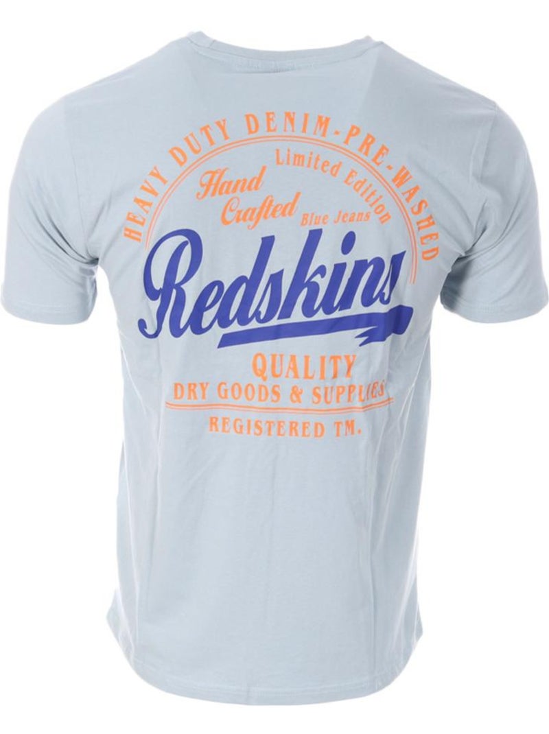 T-Shirt Azul Claro para Homem Redskins TS6214 Azul - Kiabi