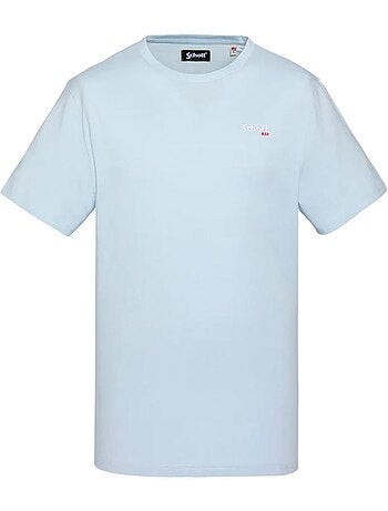 T-shirt verde claro para homem schott tscrew