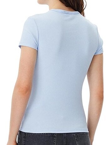 T-Shirt Azul Claro para Mulher Tommy Hilfiger DW0DW17383
