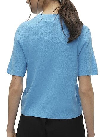 T-shirt Azul Dourado Vero Moda para Mulher