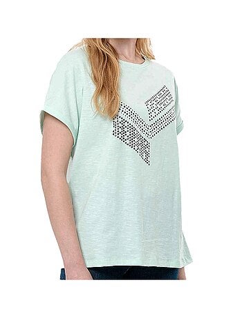 T-shirt azul kaporal joulie para mulher