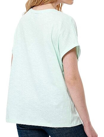 T-shirt azul kaporal joulie para mulher