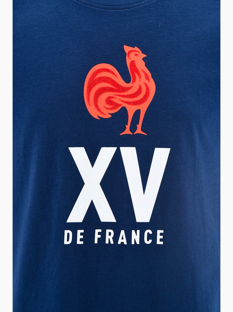 T-shirt azul-marinho seleção francesa de râguebi ? Coleção serge ? Licença oficial ffr Azul - Kiabi