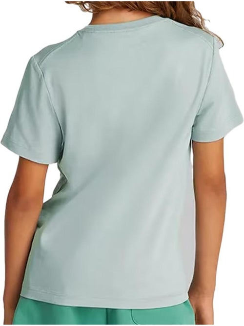 T-shirt azul menina calvin klein jeans iu0iu00676 - Kiabi T-shirt azul menina calvin klein jeans iu0iu00676 - Kiabi
