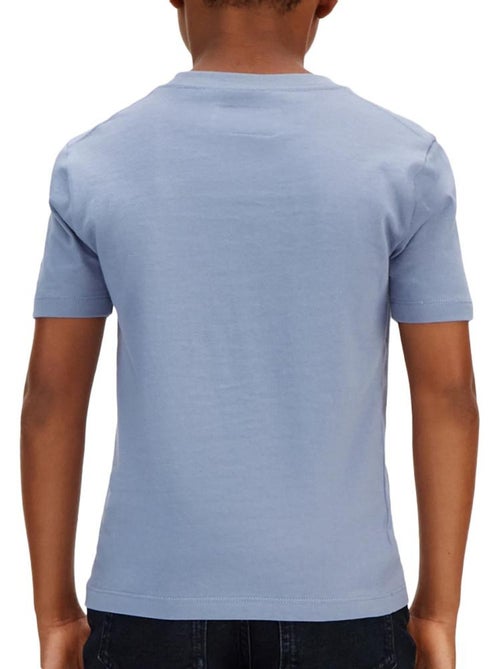 T-shirt azul menino calvin klein jeans com mini emblema mono - Kiabi T-shirt azul menino calvin klein jeans com mini emblema mono - Kiabi