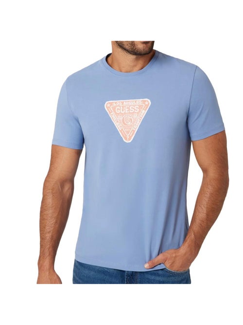 T-shirt azul para homem guess m4yi35j1314 - Kiabi