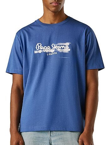 T-Shirt Pepe Jeans para Homem Branco/Caqui