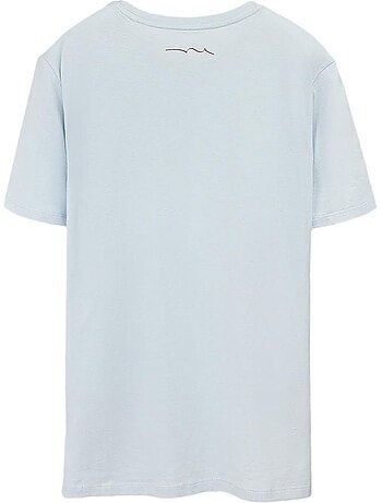 T-shirt azul para homem teddy smith evry