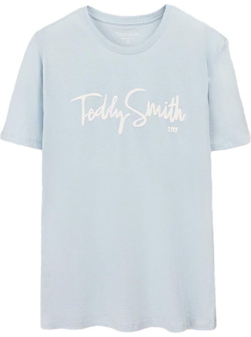 T-shirt azul para homem teddy smith evry - Kiabi