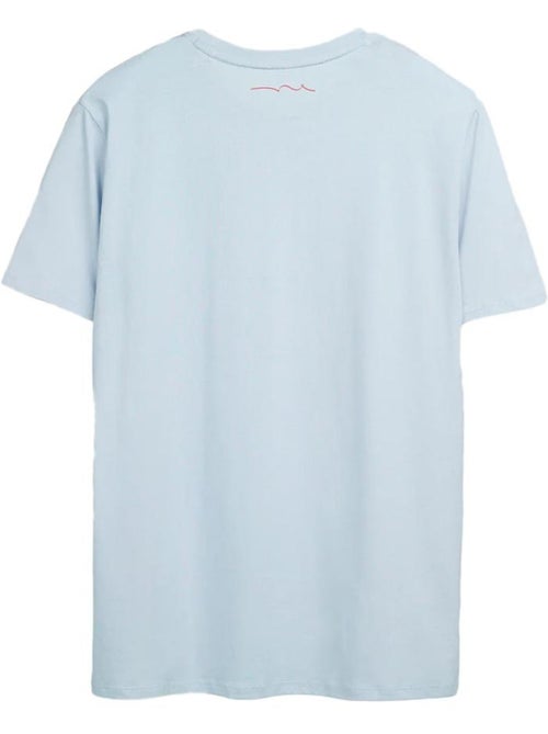 T-shirt Azul para Homem Teddy Smith Total - Kiabi