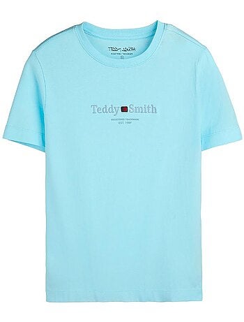 T-shirt teddy smith tim para rapaz azul marinho
