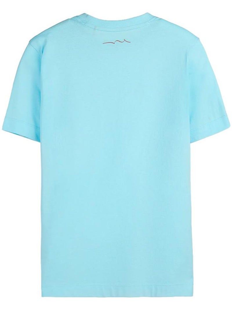 T-shirt azul para menino teddy smith tim Azul - Kiabi