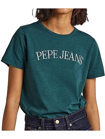 T-shirt Azul para Mulher Pepe Jeans Vio