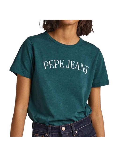 T-shirt Azul para Mulher Pepe Jeans Vio - Kiabi T-shirt Azul para Mulher Pepe Jeans Vio - Kiabi