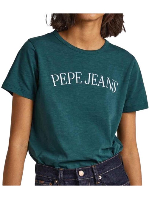 T-shirt Azul para Mulher Pepe Jeans Vio - Kiabi T-shirt Azul para Mulher Pepe Jeans Vio - Kiabi