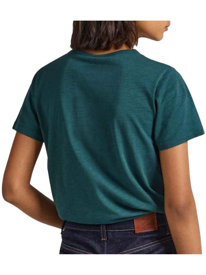 T-shirt Azul para Mulher Pepe Jeans Vio Azul - Kiabi