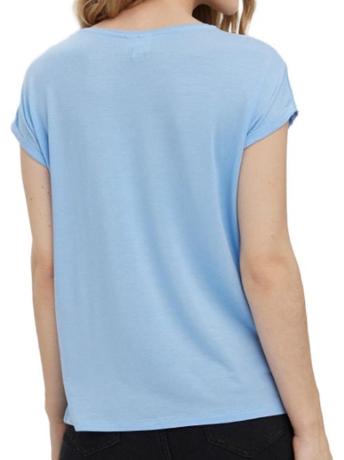 T-shirt Azul para Mulher Vero Moda Ava - Kiabi T-shirt Azul para Mulher Vero Moda Ava - Kiabi