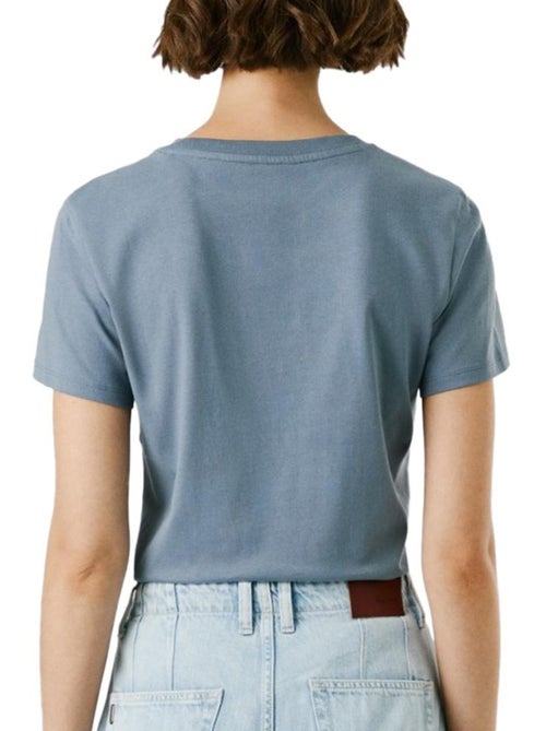 T-Shirt Azul Pepe Jeans Bero para Mulher - Kiabi T-Shirt Azul Pepe Jeans Bero para Mulher - Kiabi