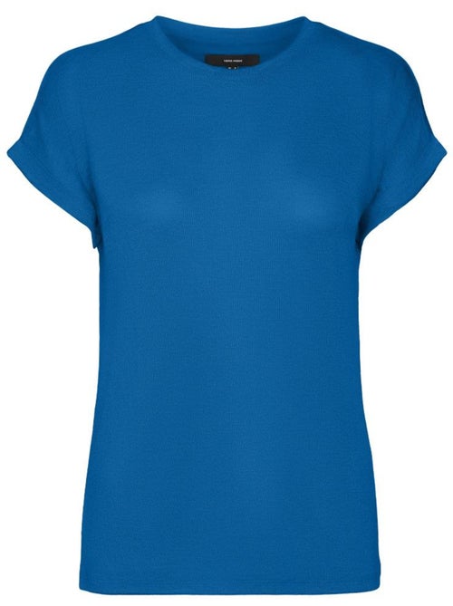 T-Shirt Azul-Royal Feminina Vero Moda Brianna 10291353 - Kiabi T-Shirt Azul-Royal Feminina Vero Moda Brianna 10291353 - Kiabi