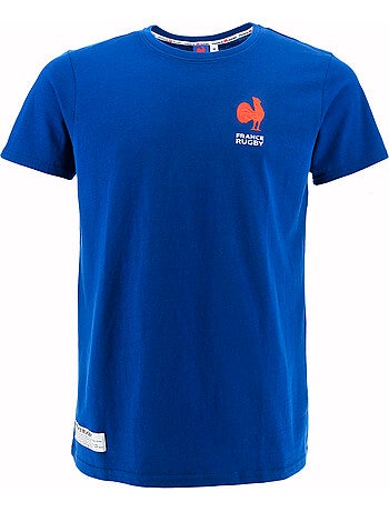T-shirt azul seleção francesa de râguebi ? Coleção antoine ? Licença oficial ffr