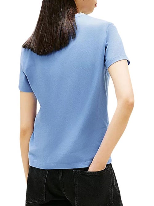 T-shirt azul tommy hilfiger para mulher dw0dw21842 - Kiabi