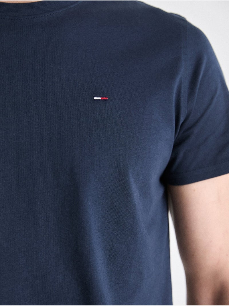 T-shirt Azul Tommy Hilfiger Tjm Xslim para Homem Azul escuro - Kiabi