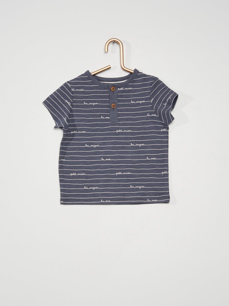 T-shirt AZUL - Kiabi