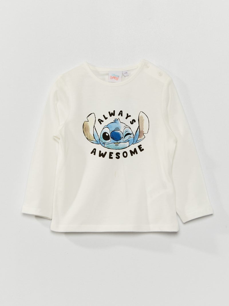 T-shirt 'Baby Disney' gola redonda BRANCO - Kiabi