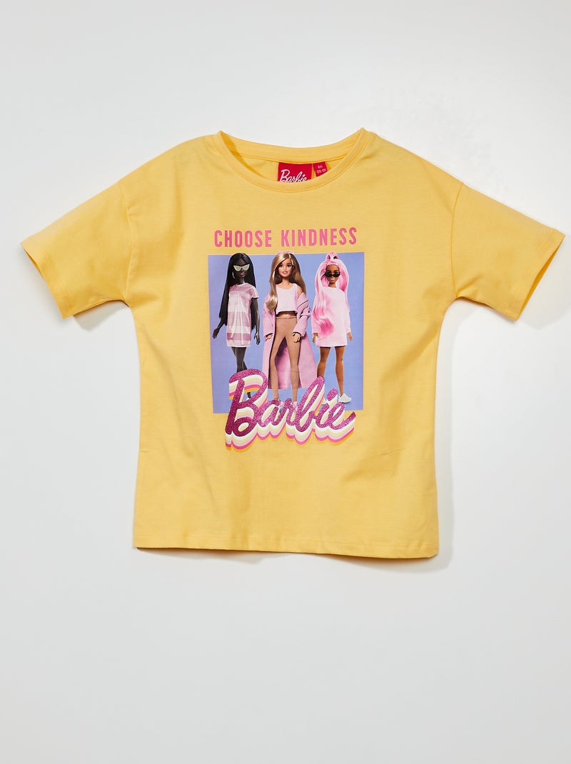 T-shirt Barbie em jersey AMARELO - Kiabi