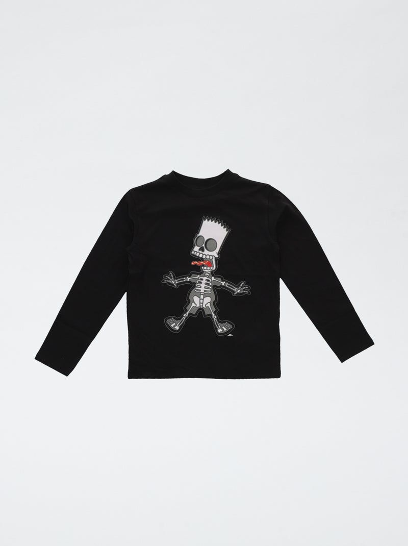 T-shirt 'Bart' Halloween Preto - Kiabi