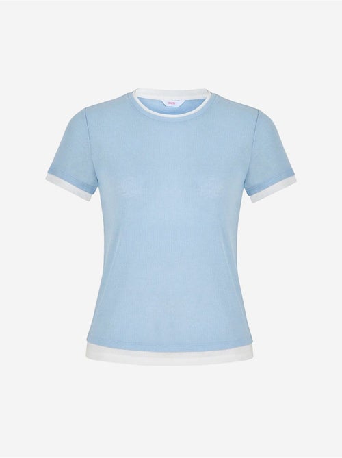 T-shirt basic layer de mulher penti - Kiabi T-shirt basic layer de mulher penti - Kiabi