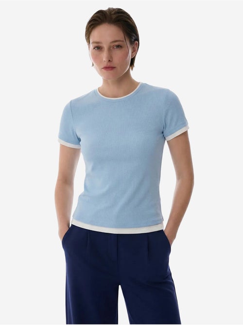 T-shirt basic layer de mulher penti - Kiabi T-shirt basic layer de mulher penti - Kiabi