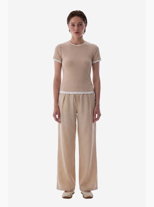 T-shirt basic layer de mulher penti - Kiabi T-shirt basic layer de mulher penti - Kiabi