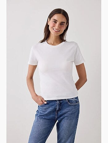 T-shirt basic slim fit de manga curta penti