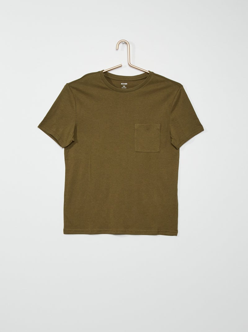 T-shirt básica CAQUI - Kiabi