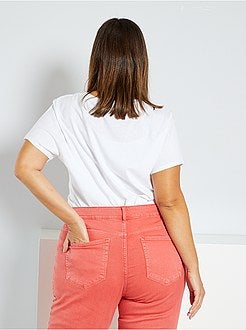 T-shirt básica de conceção ecológica - Kiabi