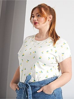 T-shirt básica de conceção ecológica - Kiabi