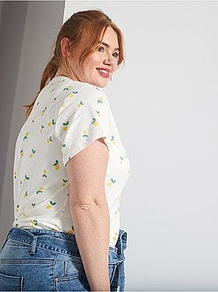 T-shirt básica de conceção ecológica - Kiabi