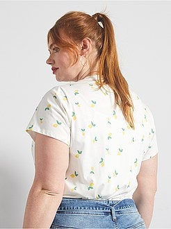 T-shirt básica de conceção ecológica - Kiabi