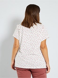 T-shirt básica de conceção ecológica - Kiabi