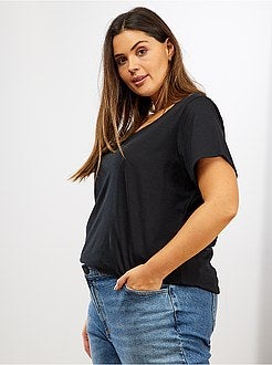 T-shirt básica de conceção ecológica - Kiabi