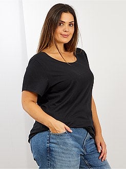 T-shirt básica de conceção ecológica - Kiabi