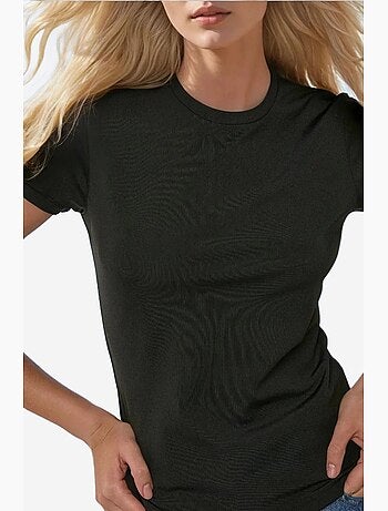T-shirt básica de gola redonda hiccup