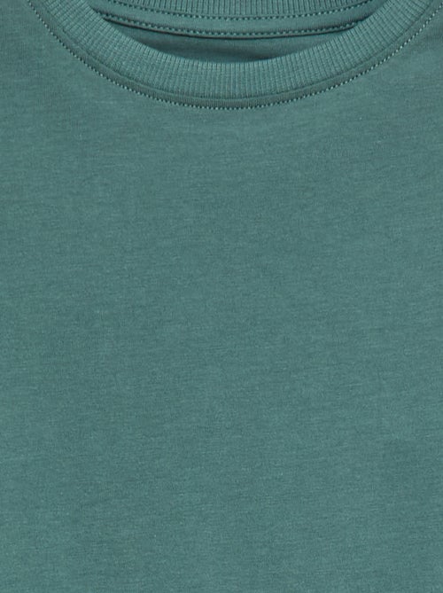 T-shirt básica de manga comprida - Kiabi