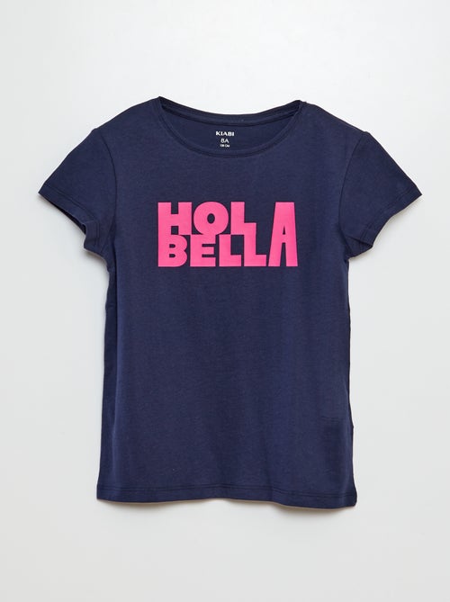 T-shirt básica estampada - Kiabi
